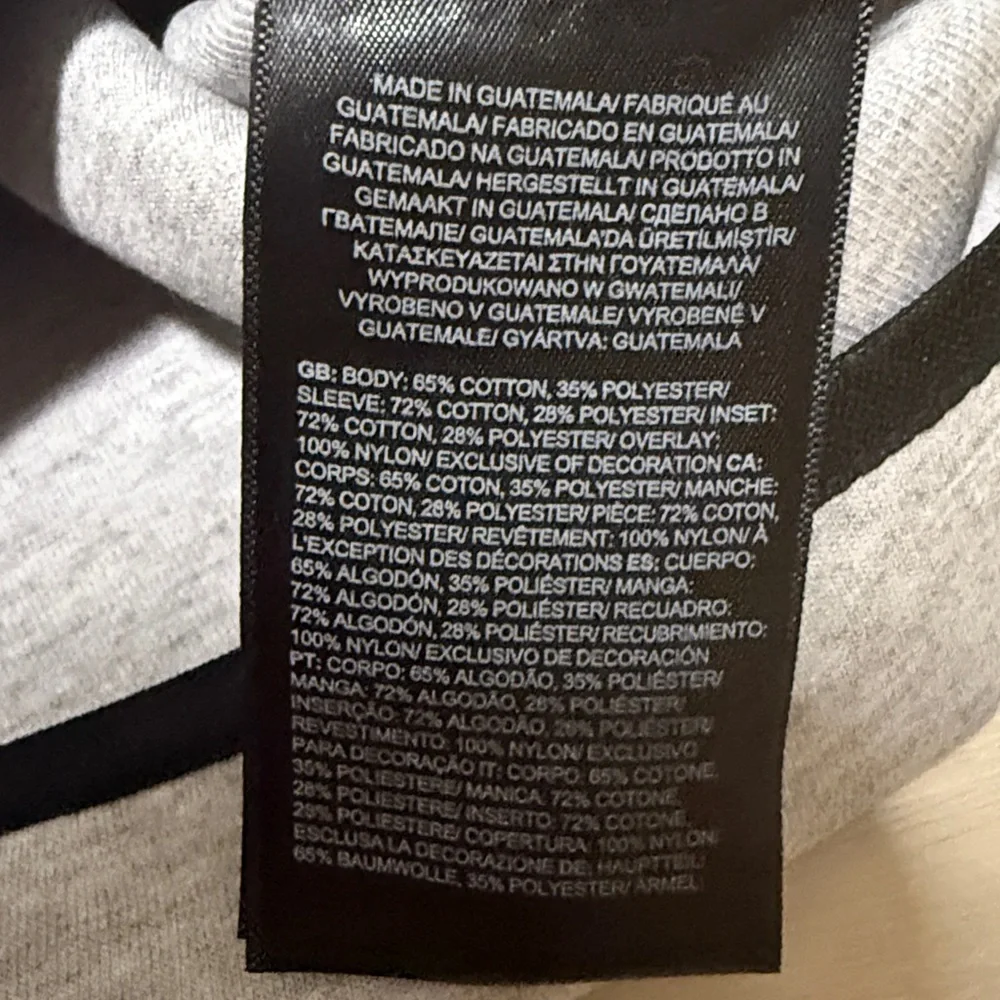 The North Face Light Gray and Black Zip-Up Hoodie - Picture 4 of 7